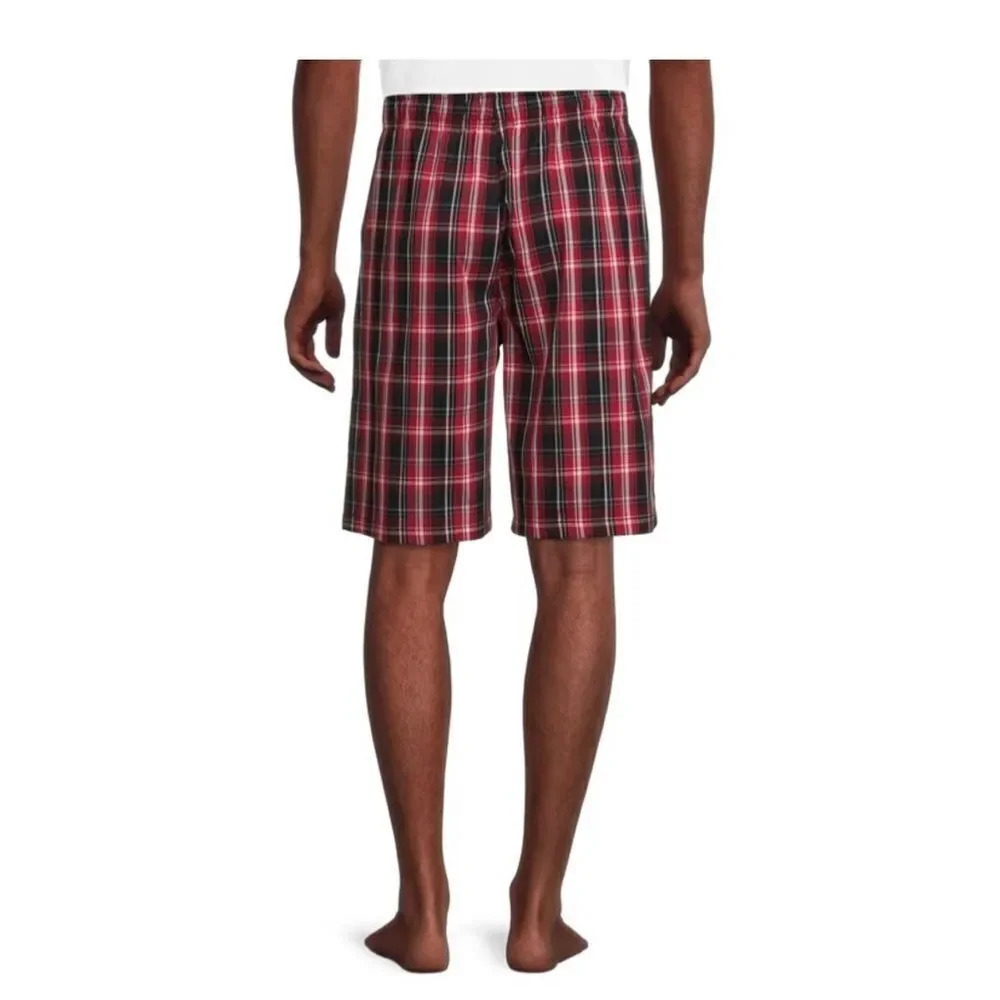 Hanes Men's and Big Men's Woven Stretch Sleep Jam Shorts, 2-Pack 2XL NWOT - Picture 4 of 9